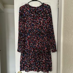 Floral Tiered Maternity & Nursing Dress